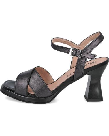PITILLOS 10540 SANDALIAS DE TACÓN NEGRAS PARA MUJER NEGRO