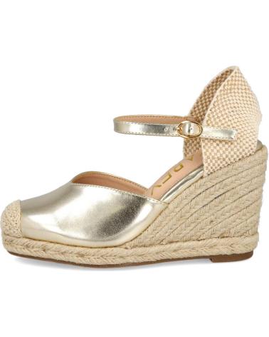 SANDALI ZEPPA IN ESPARTO AZAREY MD494J547 METALLIZZATI DORATI GRIS