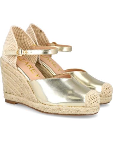 SANDALI ZEPPA IN ESPARTO AZAREY MD494J547 METALLIZZATI DORATI GRIS