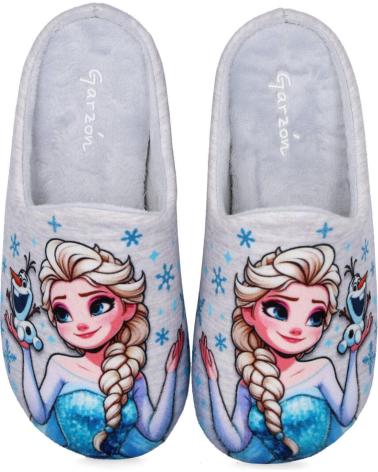 GARZON ZAPATILLAS CASA NIÑA ELSA FROZEN GRIS GRIS