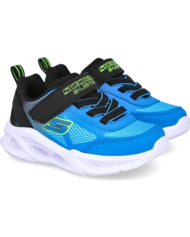 SKECHERS BLUE LIGHT-UP SNEAKERS AZUL