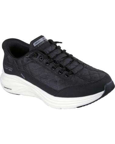 SKECHERS SLIP-INS CONTOUR FOAM COZY - TÊNIS PRETOS NEGRO