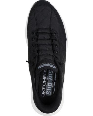 SKECHERS SLIP-INS CONTOUR FOAM COZY - TÊNIS PRETOS NEGRO