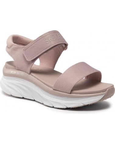 SKECHERS SANDALIAS DLUX WALKER - NEW BLOCK ROSA