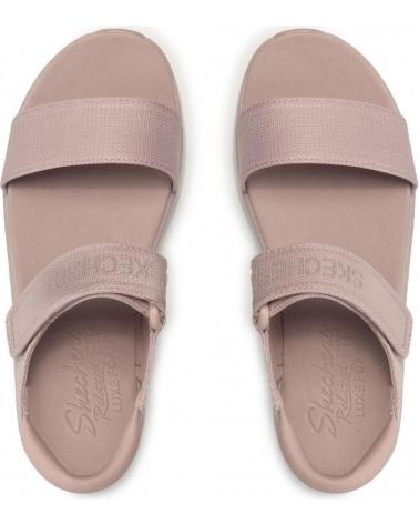 SKECHERS SANDALIAS DLUX WALKER - NEW BLOCK ROSA