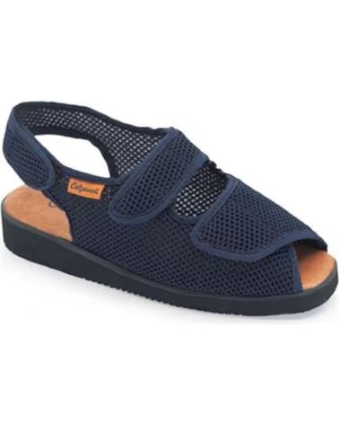 CALZAMEDI ZAPATILLA 1185333 DOMÉSTICA DE TELA AJUSTABLE AZUL