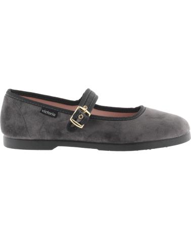 VICTORIA GONG-FU BAILARINA TERCIOPELO GRIS GREY