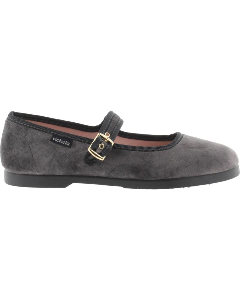 VICTORIA GONG-FU BAILARINA TERCIOPELO GRIS GREY