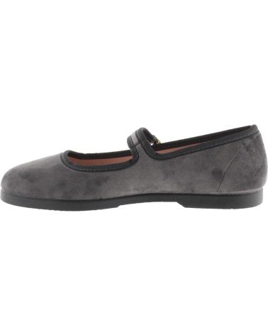 VICTORIA GONG-FU BAILARINA TERCIOPELO GRIS GREY