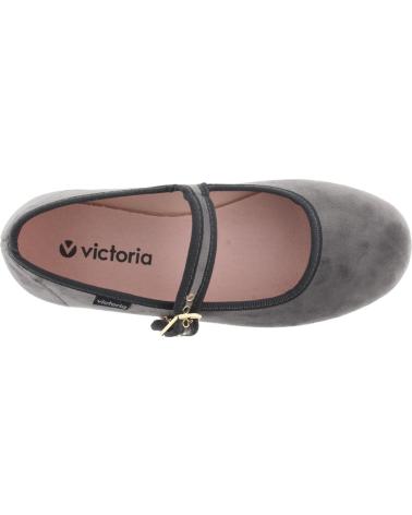 VICTORIA GONG-FU BAILARINA TERCIOPELO GRIS GREY
