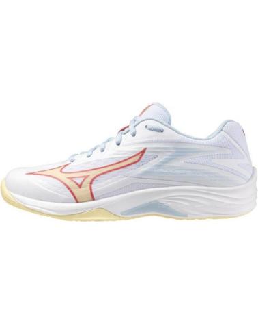MIZUNO THUNDER BLADE Z ZAPATILLAS DE BALONMANO BLANCAS CON DETALLES BLANCO