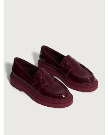 HOFF MOCASIN DE MUJER SCHOOL DE - BURGUNDY