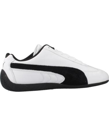 PUMA SPEEDCAT LTHR MOTORSPORT TÊNIS BRANCOS COM FAIXA PRETA BLANCO