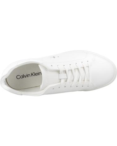 ZAPATILLAS CALVIN KLEIN LOW PRO CUPS LTH MG BLANCAS WHITE