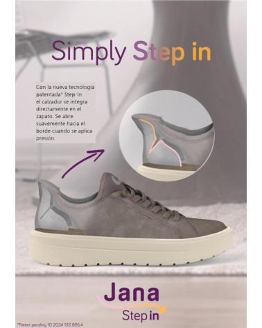 JANA STEP IN 23764 VEGANO TORTORA PIETRA TAUPE