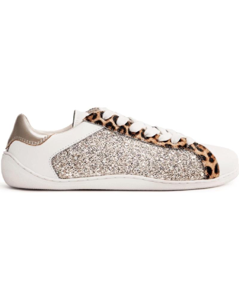 GIOSEPPO BAREFOOT LEELANAU 76464 GOLD MIT GLITZER UND ANIMAL-PRINT ORO