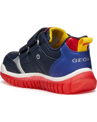 GEOX LIGHTYLOO B565ZB SUPERMAN BLEU MARINE-ROYAL AVEC LUMIÈRES C4226 C4226 NAVY-ROYAL