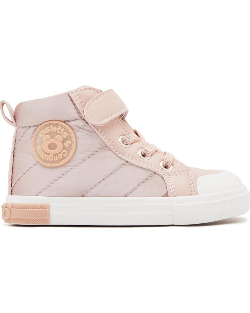 BOTTINES RESPECTUEUSES CONGUITOS GO FLEX 127024 - MOTIF OURSON ROSE PINK