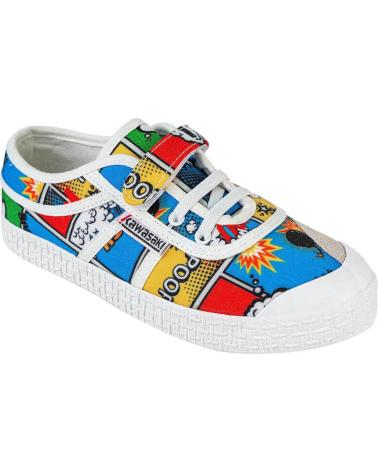 Scarpe Sport De Niña KAWASAKI CARTOON KIDS SHOE W-ELASTIC K202585 2084 STRONG BLUE  2084 STRONG BLUE