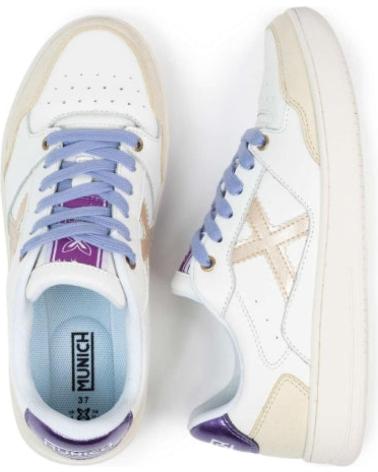 MUNICH LEGIT 8908100 WEISS MIT VIOLETTEN METALLIC-DETAILS WHITE