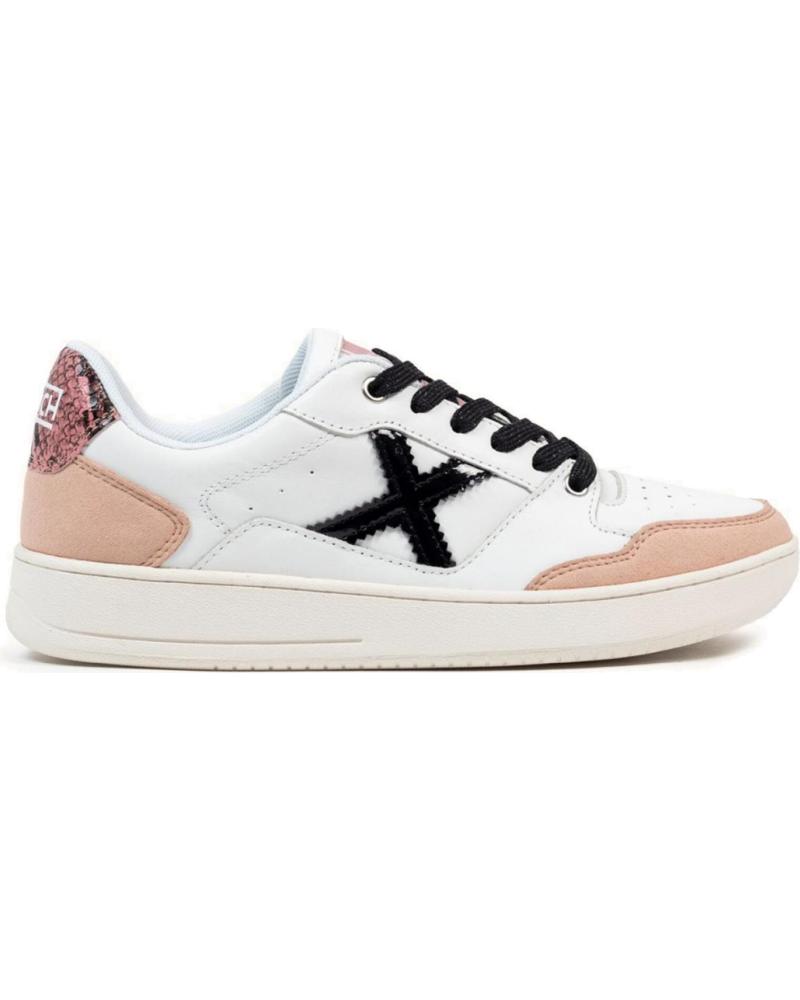 MUNICH LEGIT 8908101 WEISSE SNEAKER MIT ROSAFARBENEN AKZENTEN WHITE