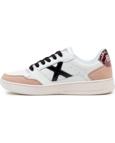 MUNICH LEGIT 8908101 WEISSE SNEAKER MIT ROSAFARBENEN AKZENTEN WHITE