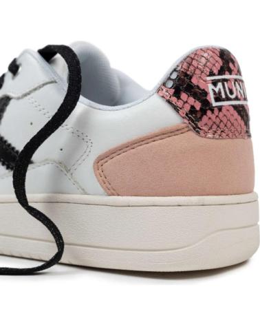 MUNICH LEGIT 8908101 WEISSE SNEAKER MIT ROSAFARBENEN AKZENTEN WHITE