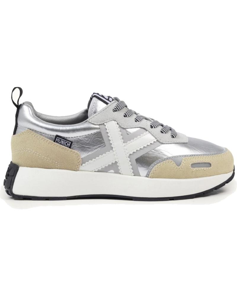 ZAPATILLAS MUNICH XEMINE WMN 8907088 PLATEADAS SILVER