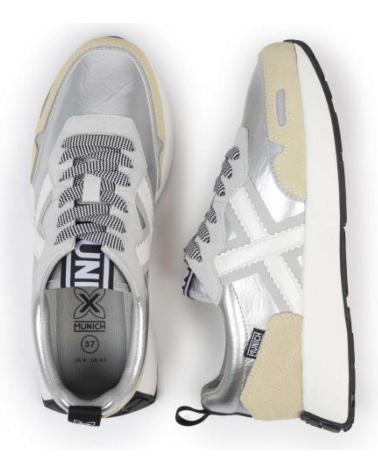 ZAPATILLAS MUNICH XEMINE WMN 8907088 PLATEADAS SILVER