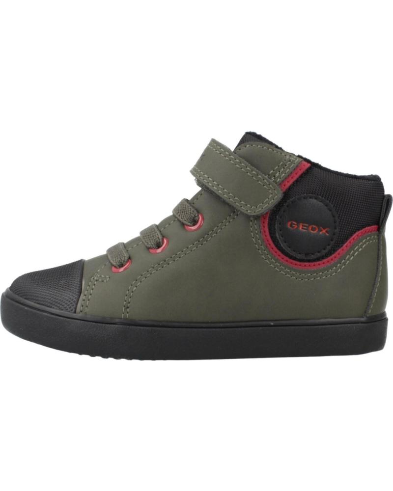 BOTINES GEOX B GISLI B461NC C0450 VERDE MILITAR Y NEGRO C0450 DK GREEN-BLACK