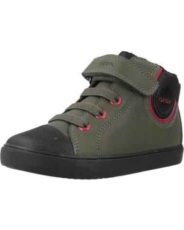 BOTINES GEOX B GISLI B461NC C0450 VERDE MILITAR Y NEGRO C0450 DK GREEN-BLACK