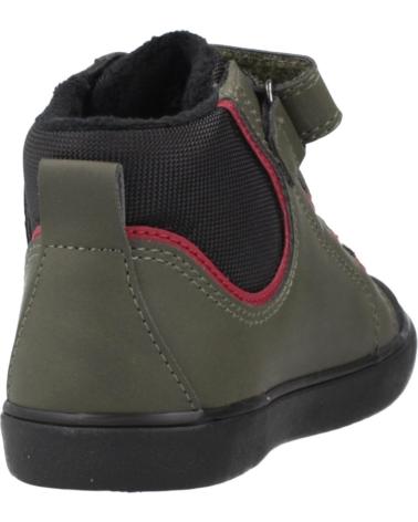 BOTINES GEOX B GISLI B461NC C0450 VERDE MILITAR Y NEGRO C0450 DK GREEN-BLACK