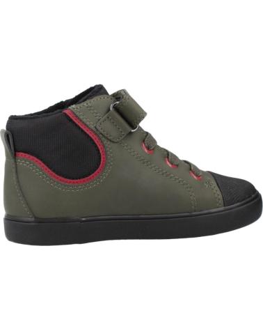 BOTINES GEOX B GISLI B461NC C0450 VERDE MILITAR Y NEGRO C0450 DK GREEN-BLACK