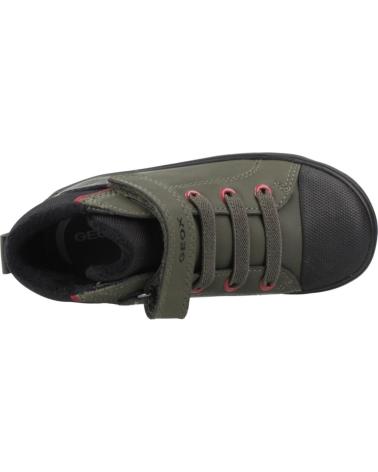 BOTINES GEOX B GISLI B461NC C0450 VERDE MILITAR Y NEGRO C0450 DK GREEN-BLACK