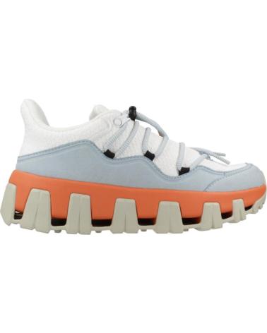 P448 MONALEAW WHTTRE - ZAPATILLAS CASUAL AZUL CIELO Y NARANJA WHTTRE