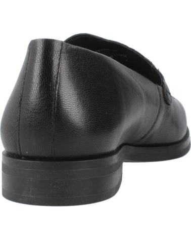MOCASSINS GEOX D CLORIDIE EN CUIR NOIR AVEC DÉTAIL MÉTALLIQUE C9999 C9999