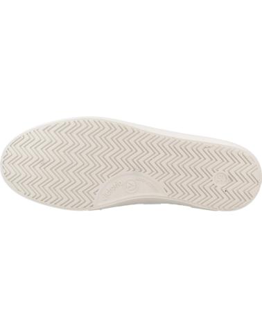 VICTORIA BERLIN 1126228V WHITE GLITTER BLACK HEEL SNEAKERS FOR WOMEN BLANCO