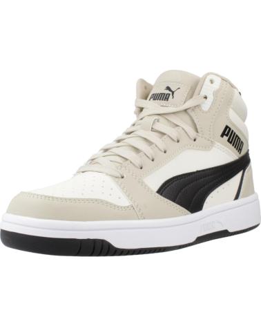 ZAPATILLAS PUMA REBOUND V6 MID JR BEIGE PARA NIÑO BEIGE