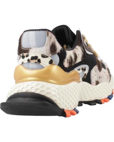 BASKETS EXE 3020-10 LEATHER BRONZE NOIR MULTICOLORE LEATHER BRONZE BLACK