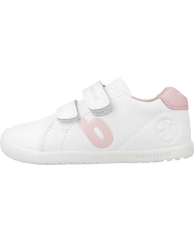 BIOMECANICS ZAPATO SPORT RESPETUOSO Y ROSA BLANCO
