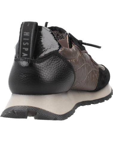 HISPANITAS CASUAL SPORT BLACK-TOPO-BLACK NEGRO