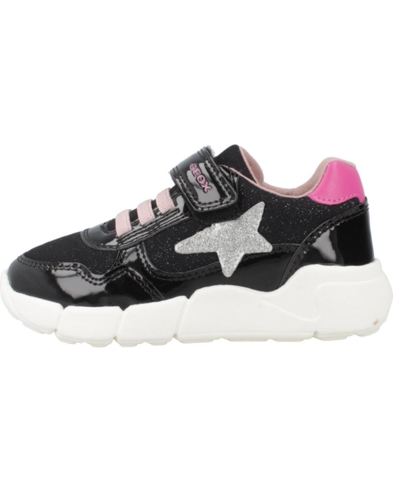 SNEAKERS GEOX B FLEXYPER MINI GIRL C092 NERE DA BAMBINA C0922
