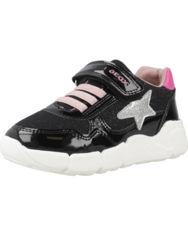 SNEAKERS GEOX B FLEXYPER MINI GIRL C092 NERE DA BAMBINA C0922