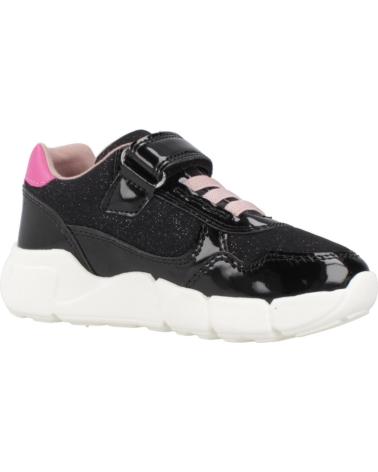 SNEAKERS GEOX B FLEXYPER MINI GIRL C092 NERE DA BAMBINA C0922