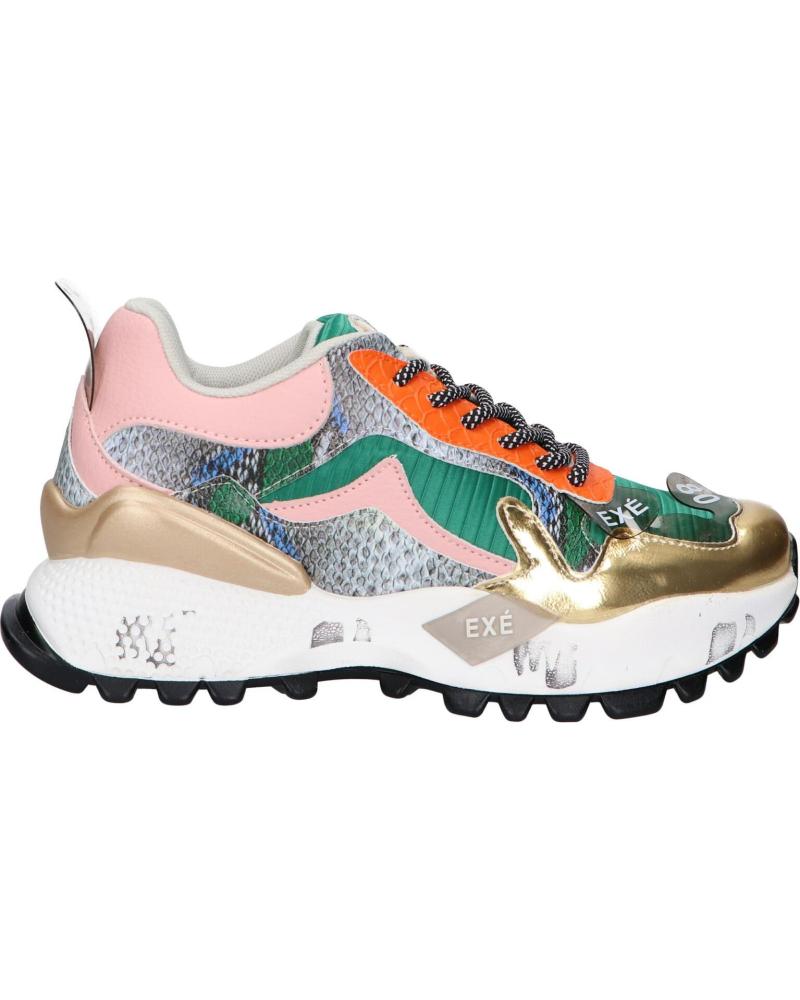 EXE ZAPATILLAS EXE D190608-13 PU EN VERDE Y ROSA PU GREEN PINK
