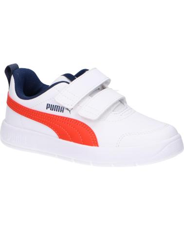 PUMA ZAPATILLA DEPORTIVA CON VELCROS 397642 COLOR BLANCO ROJO AZUL