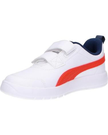 PUMA ZAPATILLA DEPORTIVA CON VELCROS 397642 COLOR BLANCO ROJO AZUL