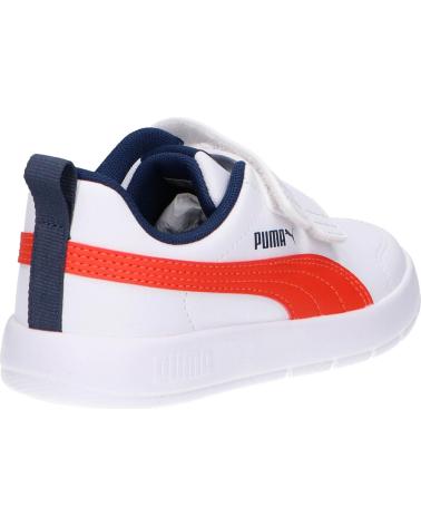 PUMA ZAPATILLA DEPORTIVA CON VELCROS 397642 COLOR BLANCO ROJO AZUL
