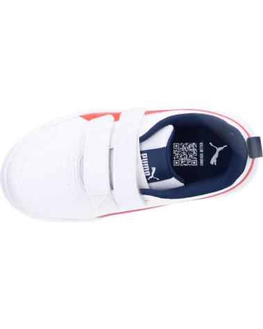 PUMA ZAPATILLA DEPORTIVA CON VELCROS 397642 COLOR BLANCO ROJO AZUL