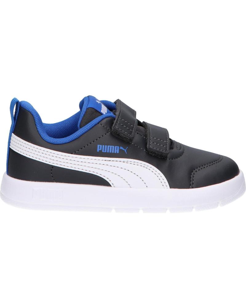 Deportivas de Niña y Niño PUMA 310252 COURTFLEX V3 INF 13 GRIS BLANCO
